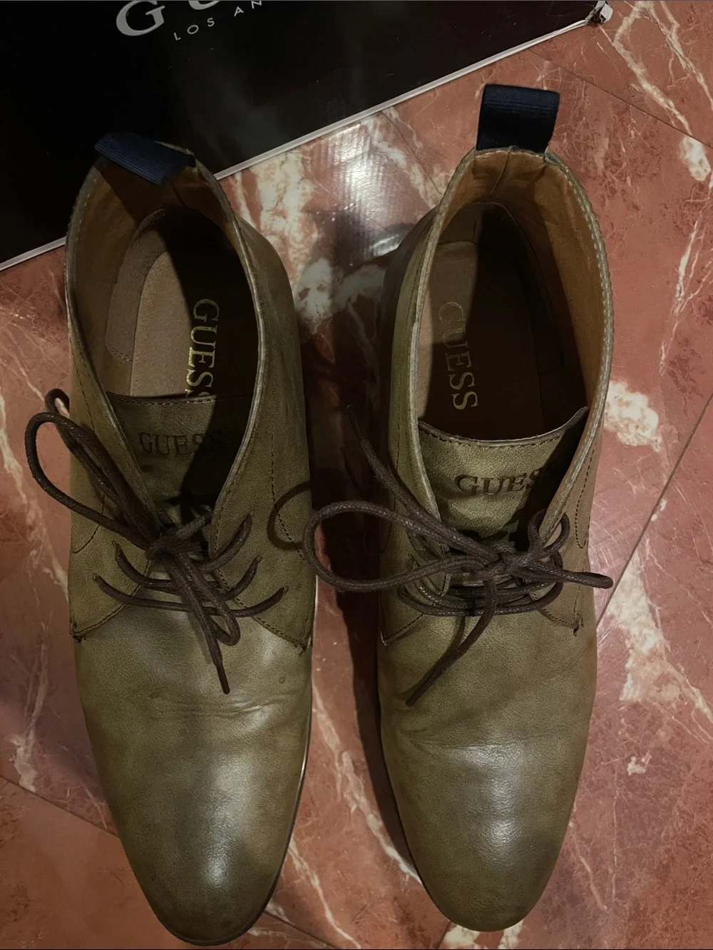 GUESS Men's med brown Boots